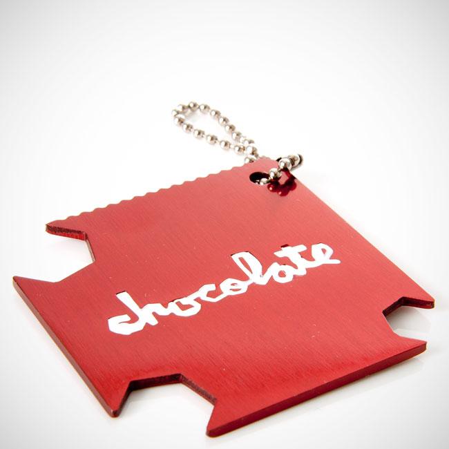 Foto Chocolate Red Square Keychain Skateboard Tool Red foto 758267
