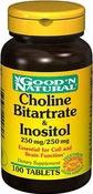 Foto choline & inositol - colina y inositol 250 mg 100 comprimidos