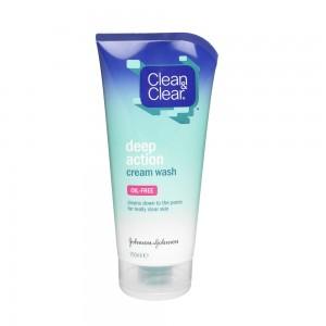 Foto Clean & clear deep action cream wash 150ml foto 760557