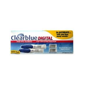 Foto Clearblue digital pregnancy test - double
