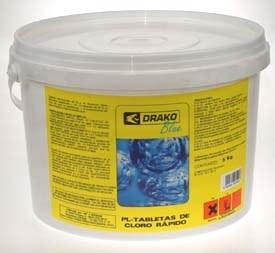 Foto Cloro tableta 20g 55% drako blue 5 kg foto 354029