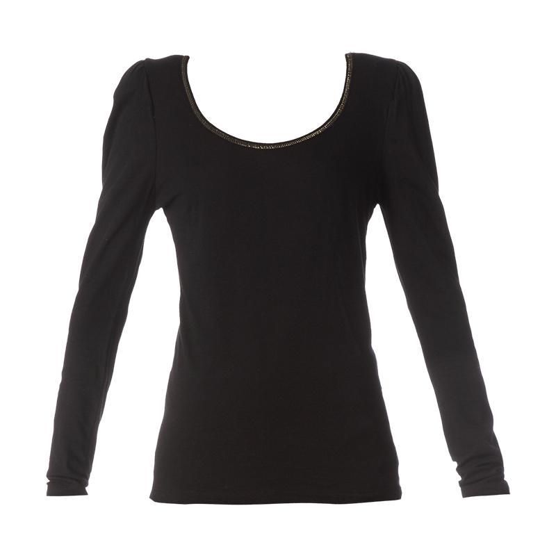 Foto Clo&Se by MonShowroom Top de mangas largas - kia laurence - Negro