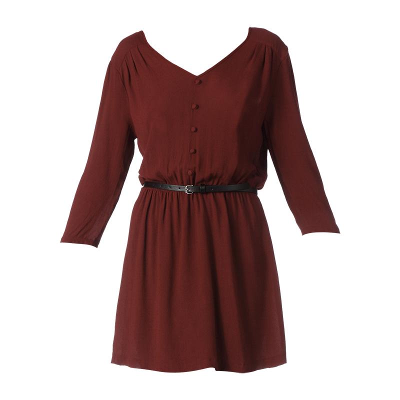 Foto Clo&Se by MonShowroom vestido corto/mini - kia evy - Rojo / Coral