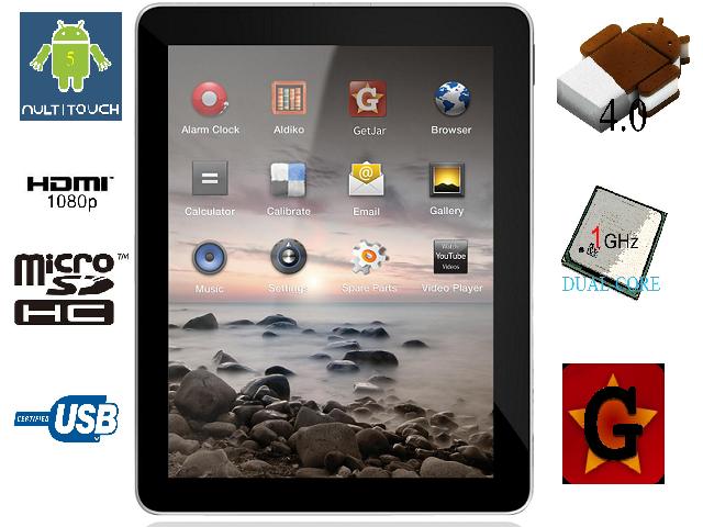 Foto Coby Kyros Mid9742-8 Android 4.0. Tablet 9.7