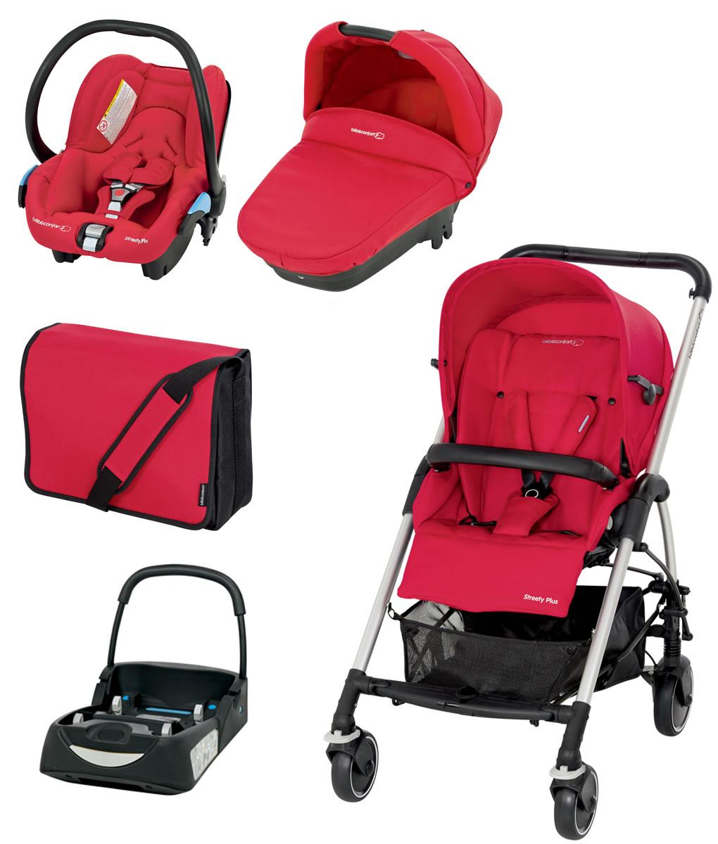 Foto Cochecito 3 piezas bebeconfort streety intense red foto 255551