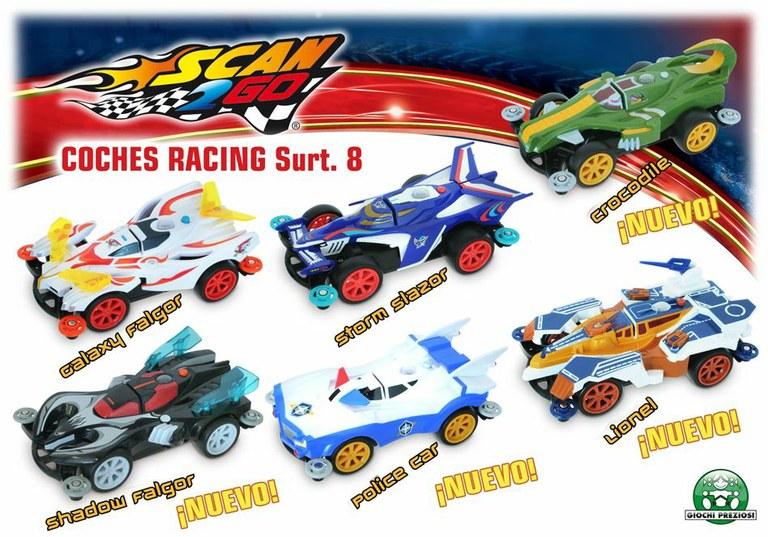 Foto Coches racing surtido 8 scan 2 go de giochi