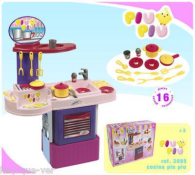 Foto Cocina De Juguete Para Niños 16 Accesorios Serie Piu Piu De Palau Toys foto 448421