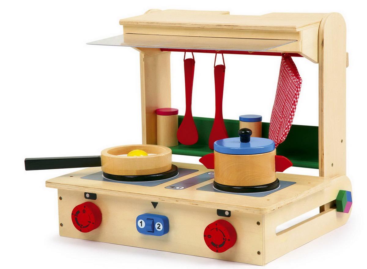 Foto Cocinita de madera plegable