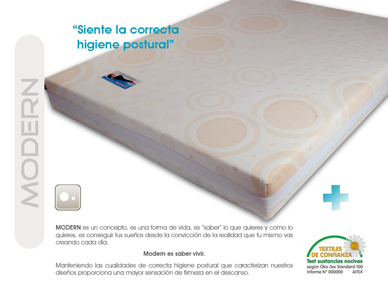 Foto Colchón Viscoelástico EVOLUTION MODERN 90X190 foto 443399