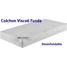 Foto Colchon Visco6 Viscoelastica Desenfundable 140x200