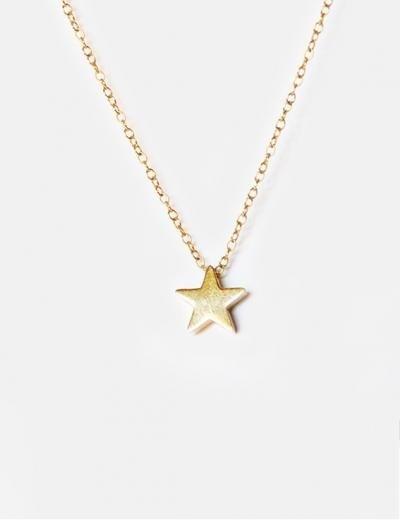 Foto Colgante estrella baño de oro