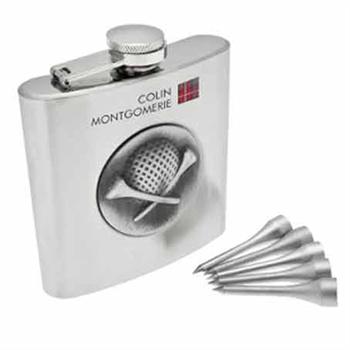 Foto Colin Montgomerie Collection Golfers Hip Flask Set - Golfers Hip Flask Set