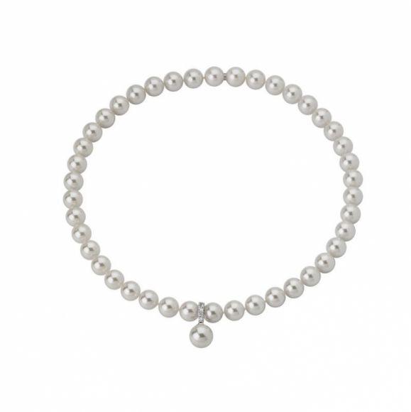 Foto Collar Majorica plata rodiada perla blanca foto 709114