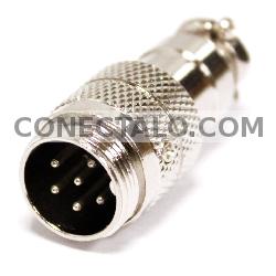 Foto Conector Micro Aviación Aereo Macho 6pin foto 800889