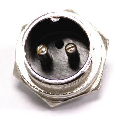 Foto Conector micro aviación macho de 2pin foto 371892