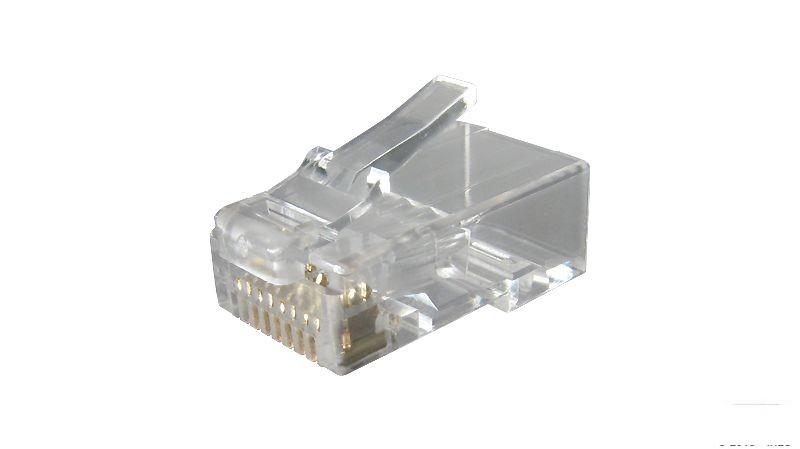 Foto Conector RJ45 Cat.6 modular con guia 10