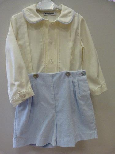 Foto Conjunto camisa m/l y pantalon corto. Talla 12 meses foto 555320