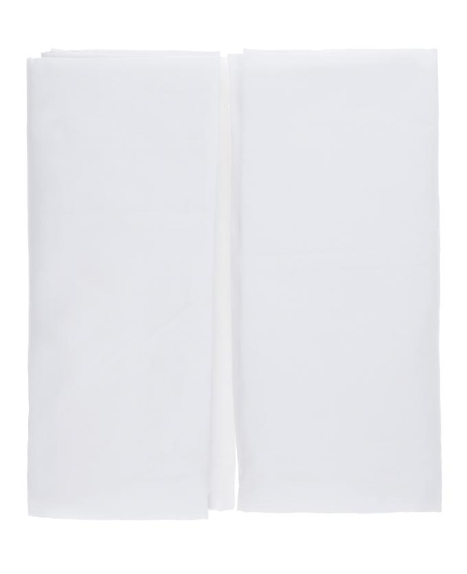 Foto Conjunto de dos sábanas bajeras, blancas, para cuna foto 590012