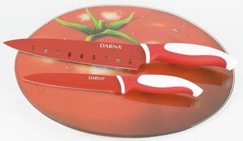 Foto Conjunto Tabla Set De 2 Cuchillos Tomate Darna. foto 503446
