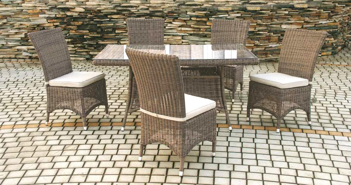 Foto Conjunto terraza clasico rattan Chicago foto 856995