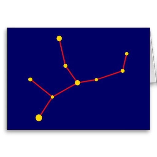 Foto Constelación constellation Virgo virgen virgin Tarjeton foto 604534