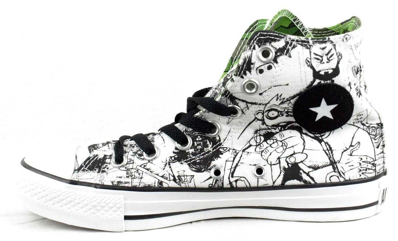 Foto Converse All Star Hi-Gorillaz Zapatos Blanco / Negro foto 439703