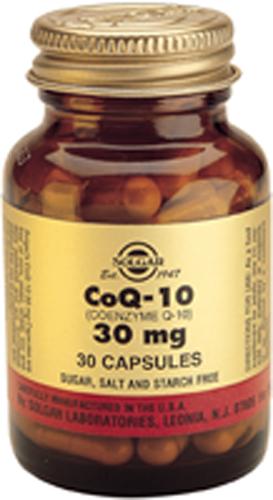 Foto CoQ 10 en aceite 30 mg Cápsulas Blandas Solgar foto 338746