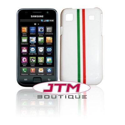 Foto Coque Samsung Galaxy S I 9000 Drapeau Italie - Italien Avec Bande - L115 foto 947814