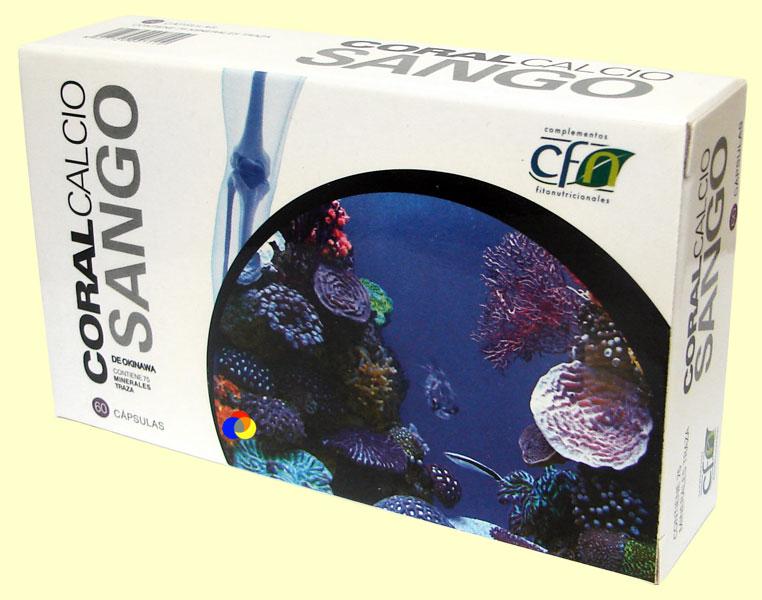 Foto Coral Calcio Sango - Laboratorios CFN - 60 cápsulas [8427729007110] foto 129066