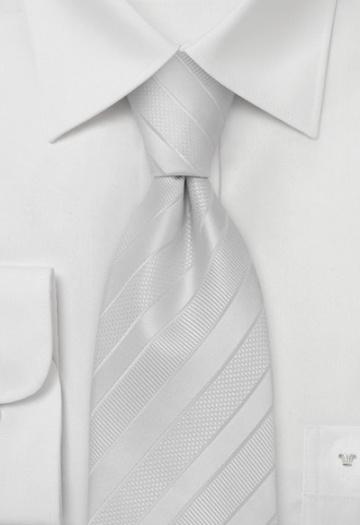 Foto Corbata Parsley blanca rayas