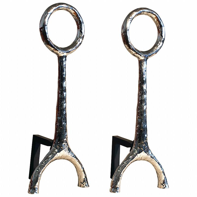 Foto Corbin Bronze / Mercury / Andirons (Polished white bronze)