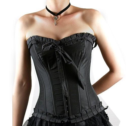 Foto Corset negro reforzado