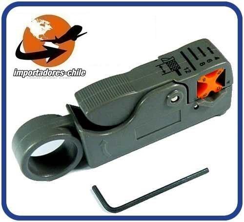 Foto Cortador Pelador Cable Coaxial Rg6 Rg59 Rg58 Fta Tv Decodifificador