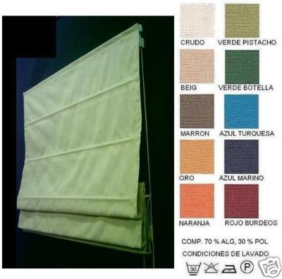 Foto Cortinas Estor Plegable 1,30 Ancho X Hasta 2,50 Alto Mec.cadena foto 236259