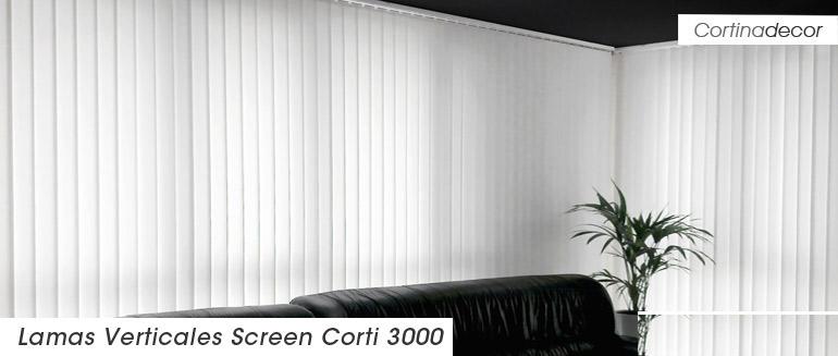 Foto Cortinas Verticales Screen Corti 3000 60x60 cm