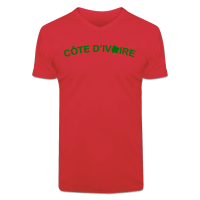 Foto Cote D'Ivoire Camiseta cuello de pico foto 209049