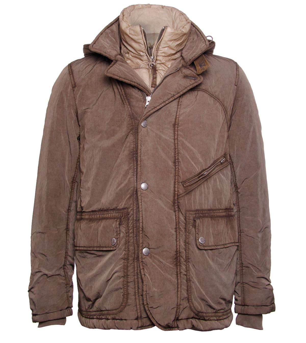 Foto CP Company Olive Green Quilted Polyamid Jacket-42