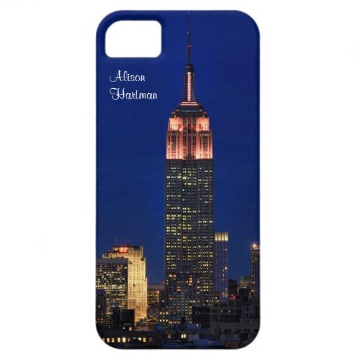 Foto Crepúsculo: Empire State Building encendido encima Iphone 5 Case... foto 594965