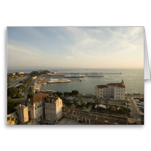 Foto Croacia, Dalmacia, fractura. Vista de Riva Felicitación foto 461328