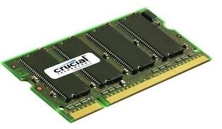Foto Crucial Memoria 1 GB - SO DIMM de DDR 333 MHz foto 64916