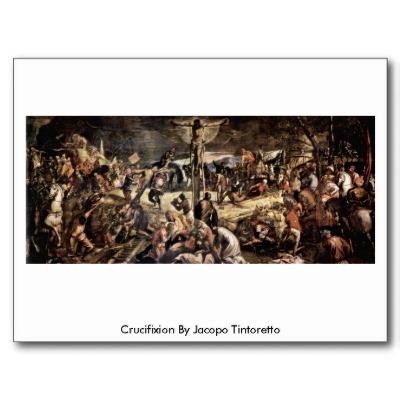 Foto Crucifixión de Jacopo Tintoretto Tarjetas Postales foto 256079