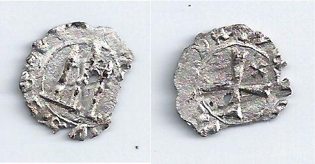 Foto Crusader coin Cyprus Billon Denier 1373-1464