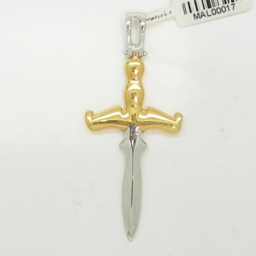 Foto Cruz de Oro Bicolor18 Ktes MAL00017 foto 333505