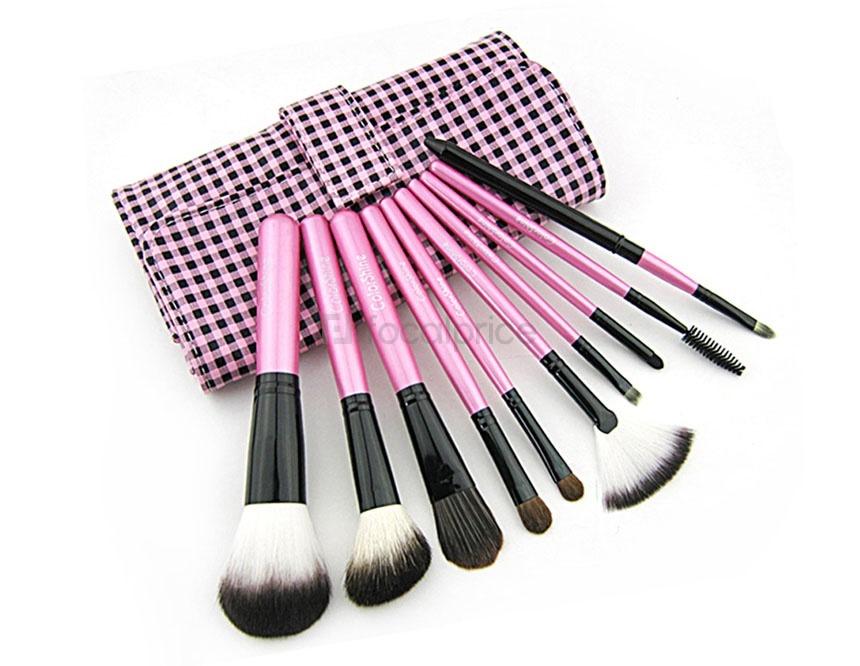 Foto CSM3005 Makeup Cosmetic Brush Set & Case 10Pieces (rosa) foto 670464