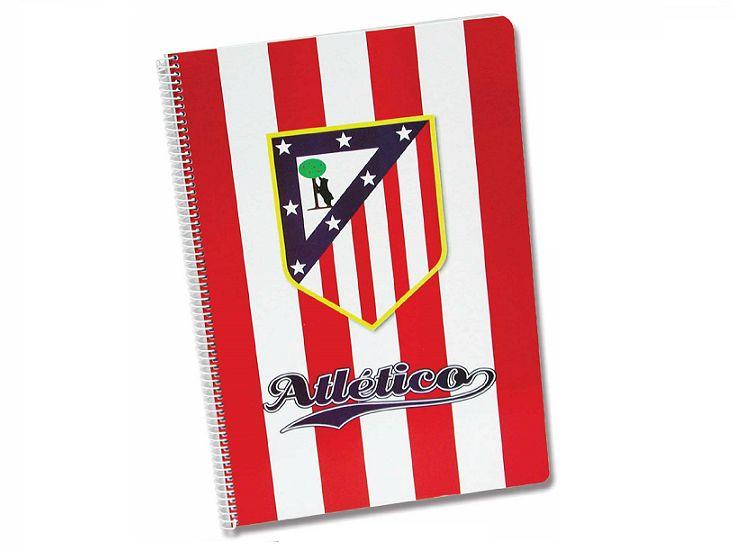 Foto Cuaderno del Atletico de Madrid tamaño folio foto 646461