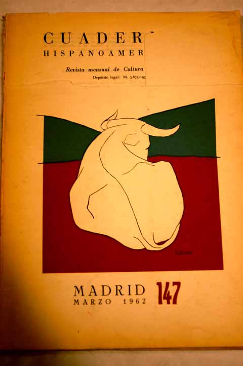 Foto Cuadernos hispanoamericanos. Revista mensual de cultura hispánica. Número 147