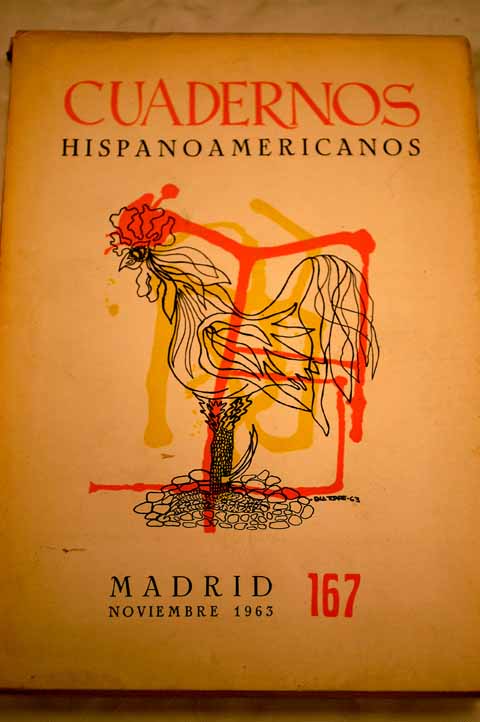 Foto Cuadernos hispanoamericanos. Revista mensual de cultura hispánica. Número 167