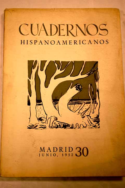 Foto Cuadernos hispanoamericanos. Revista mensual de cultura hispánica. Número 30