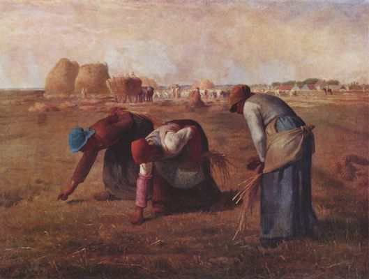 Foto Cuadro dibond: Jean-François Millet - Espigadoras - cuadro 4214 foto 297565