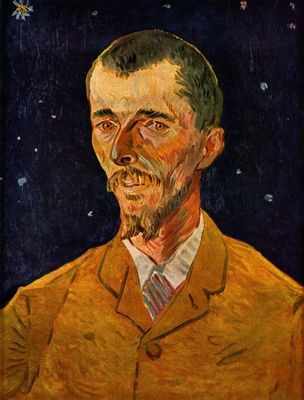 Foto Cuadro dibond: Vincent van Gogh - Retrato de Eugène Boch - cuadro 2830 foto 474956